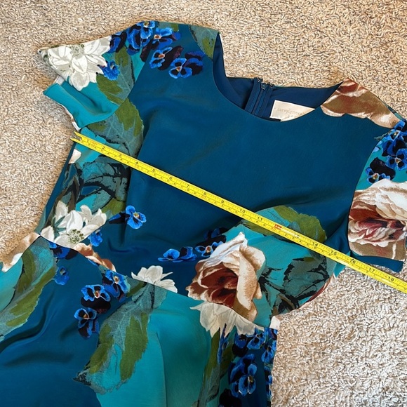 Anthropologie Corey Lynn Calter Paeonia Print Fit & Flare - Picture 6 of 14